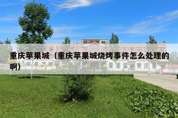 重庆苹果城(重庆苹果城烧烤事件怎么处理的啊)